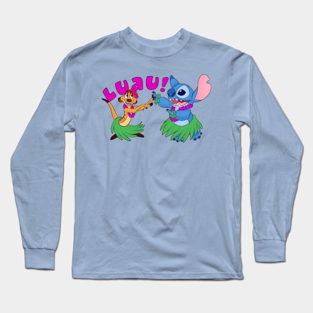 Luau! Long Sleeve T-Shirt by Ellador